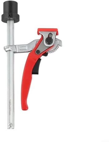 Pince à cliquet robuste pour trous de chien de 1,9 cm, acier au chrome vanadium, mécanisme de serrage efficace, maintien sûr et stable (28 mm)