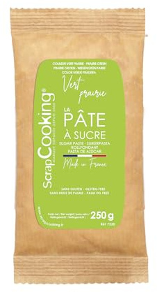 Scrapcooking - Pâte à Sucre Vert Prairie 250 g - 7230