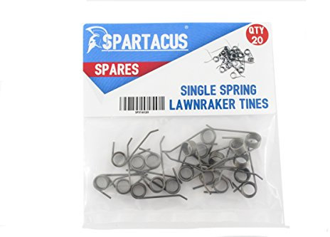 Spartacus 20 x Replacement Lawn Raker Scarifier Tines Tynes For Draper 45544