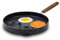 Nava Nature Non Stick Aluminium Pancake Pan with Scratch Resistant Compartments, Stone Coating and Heat Proof Handle, PFOA Free, 26cm Size