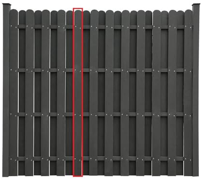 HOME DELUXE - Clôture pare-vue WPC VISTA - Panneau de remplacement I Protection visuelle Protection contre le vent Protection solaire