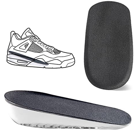 Talonnettes,Gel talon coussin,1 Paire 2CM Doux Talonette Tendon D'achille en Silicone,Semelle Surélevée pour Soulage Douleurs Pieds Set B