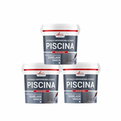 Revestimiento impermeabilizante hidrófugo para piscinas, estanques: ARCACIM POOL - Gris - ARCANE INDUSTRIES