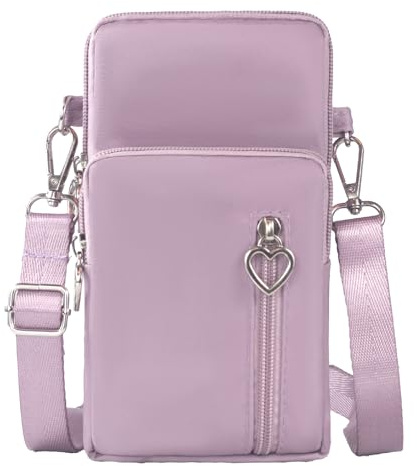 DuoLmi Crossbody Bags for Women, Waterproof Phone Pouch Wrist Bag Phone Purse Handbag Over Shoulder Bags for Women Girls Men with Adjustable shoulder strap for Phone Less 6.8 Inch