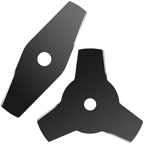 2 Stück Motorsense Messer, Motorsense Zubehör Messer, Messer für Motorsense 25.4 Mm, Mulchmesser Universal, Klingen für Motorsense, Freischneider Zubehör
