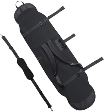 Dickly Snowboardhülle, Ski-Aufbewahrungstasche, Snowboard-Zubehör, Tragekoffer, weiche Abdeckung mit Bindung auf der Snowboardtasche für die Reise, 155