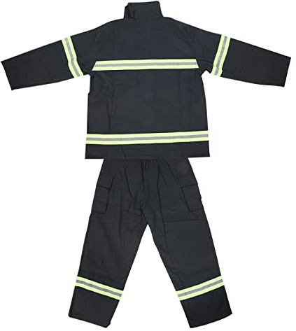 Psytfei Combinaisons FR Vêtements ignifuges ignifuges et résistants à la Chaleur Pompiers Manteau de Protection réfléchissant Pantalon Pantalon réfléchissant de sécurité Contre Les