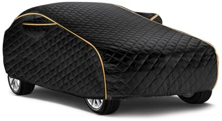 Bâche Voiture Anti-grêle pour BM𝙒 E64 6 séries Cabriolet 2003-2010(482x185,5x137,4cm),Protection Ultra-Forte,Anti-Ultraviolet,Anti-grêle,Anti-Chute de Pierres,Anti-âge,Quatre Saisons