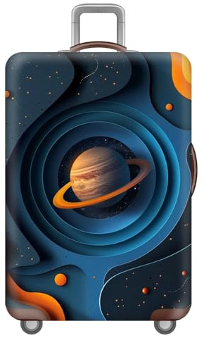 Elastisch Waschbar KofferhüLle,KofferschutzhüLle,GepäCk Cover,Luggage Cover,Ideal Zum Schutz Vor Kratzern Und SchäDen,Erwachsene,MäNner,Teens,Jungen,Planet (Galaxie,XL(29-32inch))