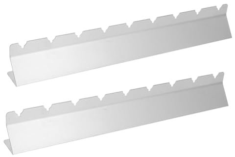 INOOMP 1paire Support Acier Pour Brochettes De Kebab Rack De Grillade Élevé Et Stable Pour Barbecue Accessoire De Pratique Avec Emplacements Pour Brochettes