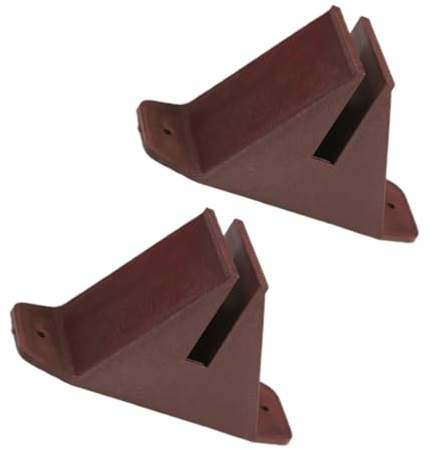 Toyvian 2pièces Supports Triangulaires Plastique Pour Clôture De Jardin Bases Anti-basculement Pour Séparateurs De Treillis Et Écrans De Confidentialité Accessoires De Jardin