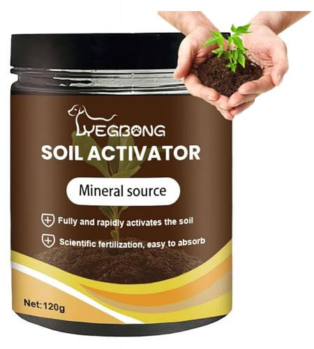 Soil Activated, 2025 New Organic Soil Activator & Plant Fertilizer for Raised Garden Beds&Grass&Potting Mix, Multifunctional Soil Revitalizer House Plant Soil for Flowers Plant Promote Rooting (120g)
