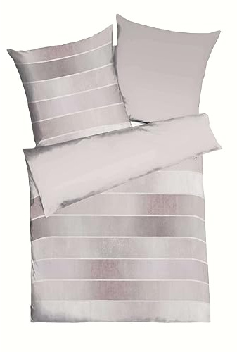 Kaeppel Mako-Satin Bettwäsche Timeless | 100% Baumwolle · Biber-Qualität · Reißverschluss · 60°C waschbar · MADE IN GREEN by OEKO-TEX