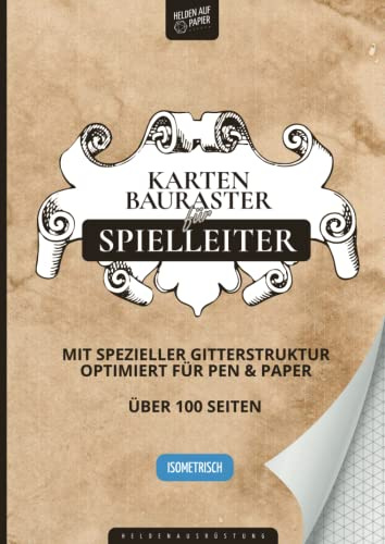 Pen And Paper: Kartenbauraster für Spielleiter - ISOMETRISCHES Grid