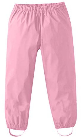 Mud Regen wasserdicht Kleinkind Kinder Winddicht Kleidung Hosen Jungen Hosen Stramper & Jumphat Regenhose Mit Fleece 128