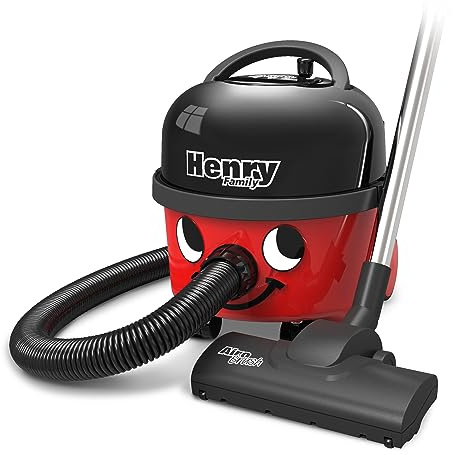Numatic HVR200F Henry Family Vacuum Cleaner with AiroBrush140, Extended reach, Bigger Capacity 620W