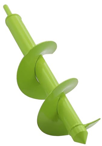 SYITCUN Schlangenbohrer zum Bepflanzen, 10,2 x 30,5 cm, robuster Gartenschneckenbohrer, Blumenzwiebel-Pflanzwerkzeug und Schnecken-Postlochbohrer, 3/8-Zoll-Sechskant-Bohrer