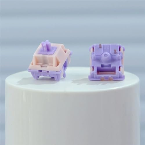 DucKey MMD Princess V2 Switch, 5Pin Linearer/Taktiler Vorgeschmierter Holy Panda-ähnlicher Schalter Für Mechanische Tastaturen (Color : Linear 38gf, Size : 90PCS)