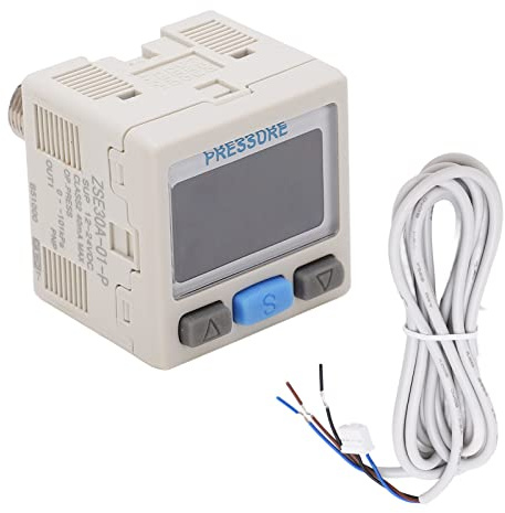 Pneumatisches Vakuum Digitale Steuerung Luftdruckregelventil Digitaler Luftdruckregler VakuumPneumatikregler Schalter RC 1/8 Zoll Gewinde 0 Bis -101 KPa 12-24 V DC Schalter
