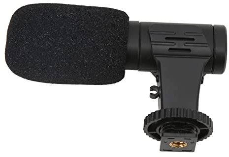 Tbest Mini Microfono, Microfono Wireless Lavalier MIC 06 Microfono per Telefono Cellulare Mini Microfono da 3,5 Mm per Videoconferenze Dal Vivo Vlog