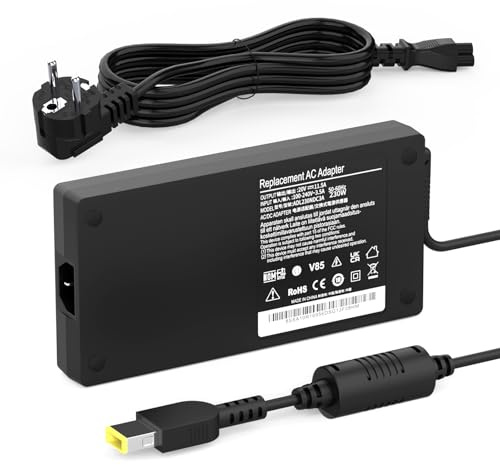 230W Laptop Ladekabel Netzteil für Lenovo Legion 20V 11,5A USB Ladegerät | für Lenovo Legion 5 7 5P C7 S7 Y540 Y545 Y740 Y730 Y900 Y910 Y920 Thinkpad P73 P71 P72 P51 P52 P53 ADL230NDC3A ADL230NLC3A