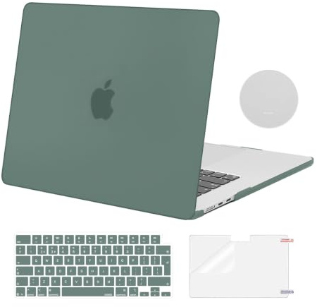 MOSISO Kompatibel mit MacBook Air 15 Zoll Hülle M5 M4 M3 M2 2026 2025-2023