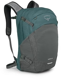 Osprey Nebula Unisex Rucksack, 32L, Cascade Blue/Coal Grey Heather, O/S