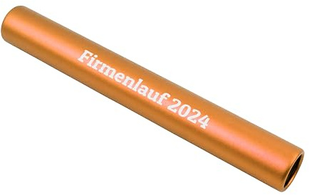 Diamandi Staffelstab mit Gravur - personalisiert mit Wunsch-Text, Name oder Logo - Geschenk Mitarbeiter Abschied Übergabe Jubiläum - Arbeit + Sport - Leichtathletik