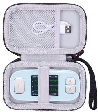 XANAD Étui rigide compatible avec moniteur ECG portable EMAY 6L (étui uniquement)