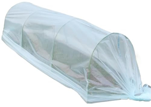 EURDFHY Greenhouse Film 1pc Greenhouse Tunnel Foil Plastic Horticultural Polythene Sheet Home Garden Greenhouses Supplies(2.5 m)