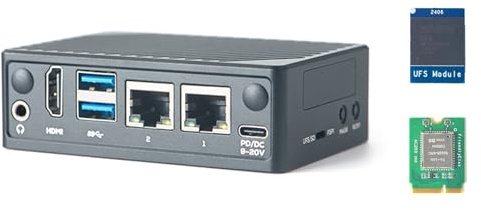 youyeetoo FriendlyElec NanoPi M5 Single Board Computer – Rockchip RK3576 SBC con HDMI, Dual GbE, M.2 NVMe e SDIO WiFi, supporto di memoria UFS 2.0 (8 GB di RAM, con 64 GB UFS e WiFi)