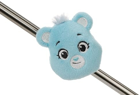 Mini MagNICI Lucky Bears Wish Bear 6 cm - Blue - Cuddly Toy with Magnet - Plush Toy Sticks to Metal Surfaces, Magnetic Boards and Bag Handles as Travel Companion - Great Gift Idea | 62811