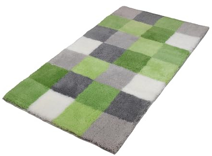 Kleine Wolke 5426617453 Badteppich Caro, 100 Prozent Polyacryl, distel, 150 x 85 cm