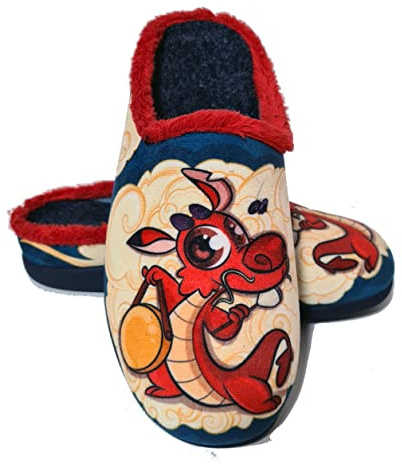 Rodevil Zapatillas casa cómodas unisex - Personajes dibujos by Annie Bannany - Fabricación española hombre y mujer