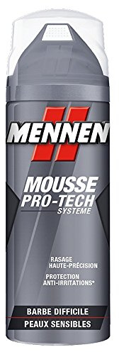 MENNEN - Pro-Tech Rasierschaum für Herren, Schwer Bartsystem für empfindliche Haut (250 ml)