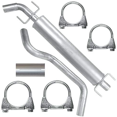 Adamot Mitteltopf Auspuff Mittelschalldämpfer für Opel Zafira A 1 I 2.0 DTi 2.2 DTI, Zafira B 2 II 1.9 CDTI