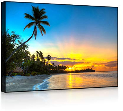 lightbox multicolor | LED-Bild | Front Lighted | 100x70 cm | Wohnzimmer | Wandbild | Landschaft | Photograph