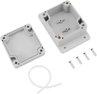 ABS Plastic Dustproof Waterproof IP65 Junction Box electric terminal box Plastic Waterproof Dustproof Junction Box,DIY Case Enclosure Hinged Cover Junction Box Flush Mount Terminal Boxes