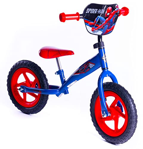 Huffy Bicicleta de Equilibrio Spiderman, Niños, Azul y Rojo, S