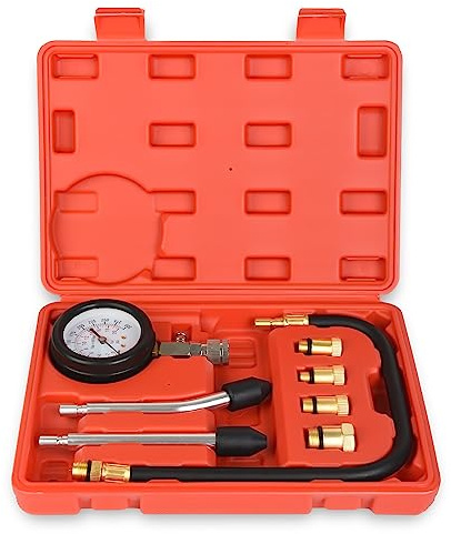 WUODAO Petrol Engine Cylinder Compression Tester 0-300PSI for Testing Motorcycle Car Outboard Motor Chainsaw Snowmobile