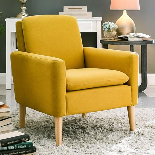 LADOKEE Sessel Wohnzimmer, Sessel ​mit Armlehnen Ohrensessel Modern Cocktailsessel Clubsessel für Schlafzimmer Wohnzimmer Balkon Büro