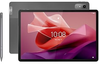 Lenovo Tab P12-2023 - Batterie Longue durée - Écran 3K de 12,7 - Appareil Photo 13 MP - Mémoire 8 Go - Stockage de 128 Go - Andorid 13 - Haut-parleurs Quad JBL - Stylo Inclus