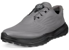ECCO Lt1 Boa Hybrid Herren Golfschuh, wasserdicht, Stahl, 10-10.5