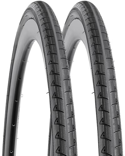 YunSCM 2er-Pack 28 Zoll Fahrradreifen 28x1.10 700x28C Mantel 28-622 kompatibel Bike 700x28C 700x30C 30-622 und Fahrrad 28 Zoll Reifen schlauche
