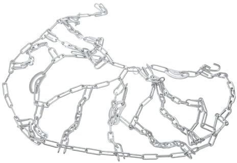 FUNOMOCYA Reifenketten Motorrad für Elektrofahrräder und Dreiräder aus Stahl Rutschfeste Schneeketten Einfache Montage und Langlebige Leistung für Schnee und Matsch