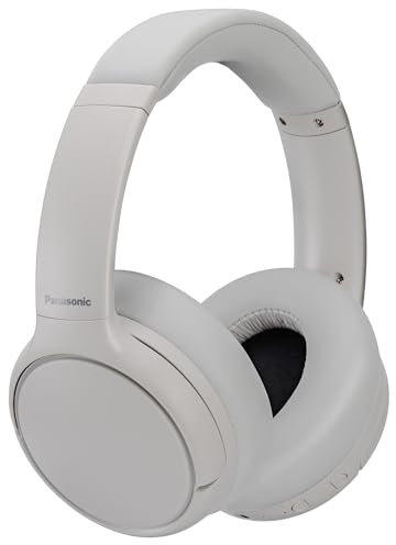 Panasonic M600, Casque sans Fil avec ANC Hybride, Conception Circum Aural, Bluetooth 5.3, Micro Intégré, Jusqu'à 65 Heures d'Autonomie, XBS Deep, USB-C, Blanc, RB-M600BE-C