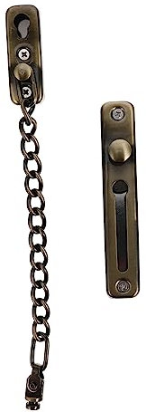 Angoily Serrure à Chaîne De Porte En Acier Inoxydable Loquet Antivol Sans Perforation Chaîne De Sécurité Solide Pour Porte Intérieure Protection Supplémentaire Maison Et Bureau