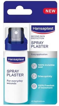 Hansaplast Zweite Haut Schutz wasserdichtes Sprüh-Pflaster, 40 ml Soluzione
