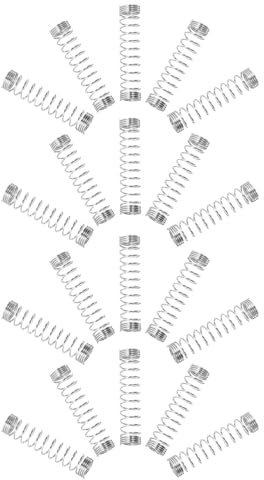 Mobestech Ressorts De Compression En Acier Inoxydable 1.18 X 0.17 X 0.17 Pouces Lot De 50 Ressorts De Rappel Pour Stylo À Bille Recharge Gel MéCanisme De Clic PièCes De Rechange De Bureau