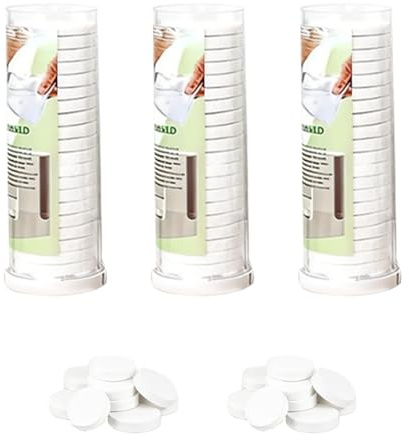 LiveFull Towel Refills for Hot Face Towel Heater Machine, 60 Pcs Disposable Compressed Face Towels for Smart Towel Warmer, 3 Buckets, 20 Pcs Per Bucket